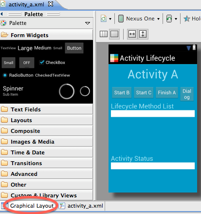 Activity Lifecycle
