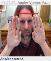 javacv face tracking applet snapshot