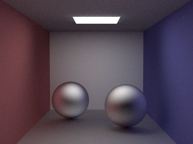 visible matte spheres
