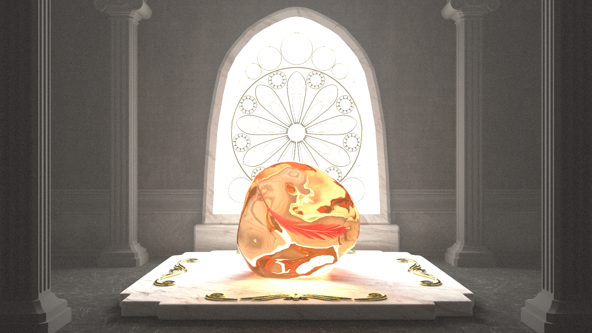 Path Tracing, with area light